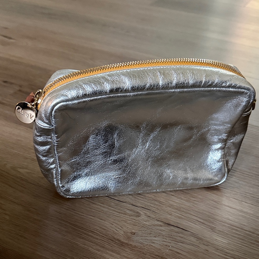 Clare V Silver Crossbody Bag